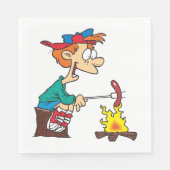 Kochen am Campo Serviette (Vorderseite)