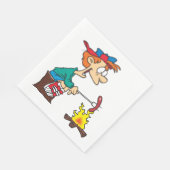 Kochen am Campo Serviette (Ecke)