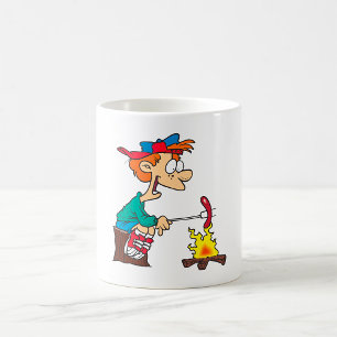 Kochen am Lagerfeuer Kaffeetasse