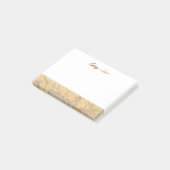 Kochen auf den Post-Itanmerkungen der Küsten-| mit Post-it Klebezettel (angewinkelt)