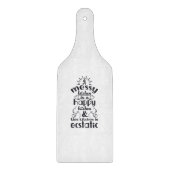 Kochen Backen-Küchen-des unordentlichen lustigen Schneidebrett (Vorderseite)