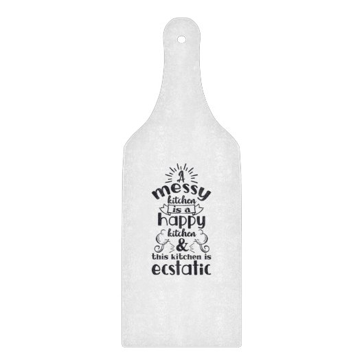 Kochen Backen-Küchen-des unordentlichen lustigen Schneidebrett (Vorderseite)
