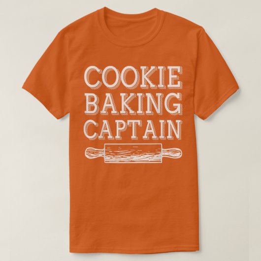 Kochen Backkapitän Cooking Funny T-Shirt (Design vorne)
