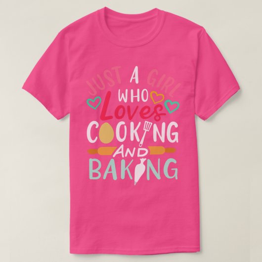 Kochen Backkochbacken T-Shirt (Design vorne)