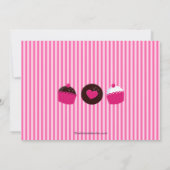 Kochen Backwaren Geburtstagsparty Einladung (Rückseite)