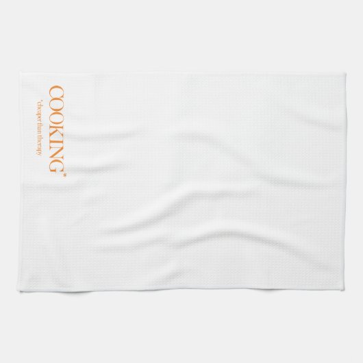 Kochen billiger als Therapie Handtuch (Horizontal)