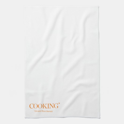 Kochen billiger als Therapie Handtuch (Vertikal)