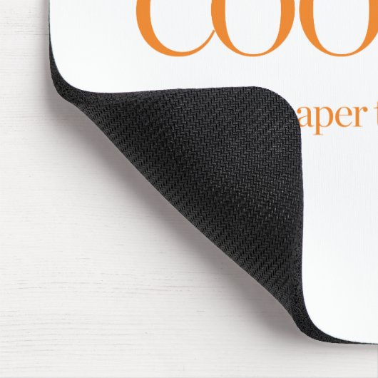 Kochen billiger als Therapie Mousepad (Ecke)
