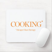 Kochen billiger als Therapie Mousepad (Mit Mouse)