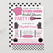 Kochen Brautparty Party Einladung (Vorne/Hinten)