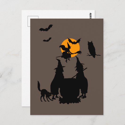 Kochen Brew für das beste Halloween-Party Postkarte (Vorne/Hinten)