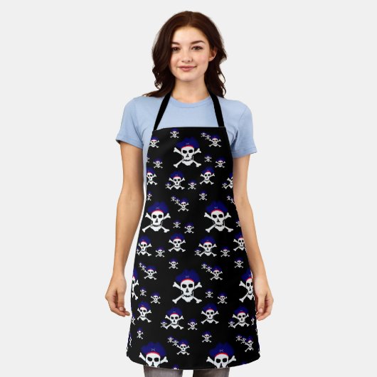 Kochen Captain Jack & Pirates Flag Köche Küche  Schürze (Getragen)