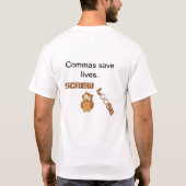 Kochen der Familie und der Haustiere T-Shirt (Rückseite)