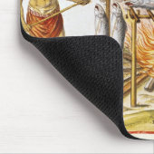 Kochen der Fische Mousepad (Ecke)