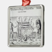 Kochen der Fische Silbernes Ornament (Links)