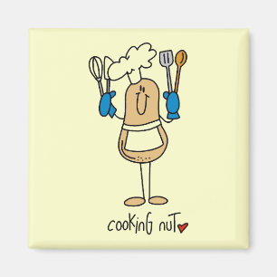 Kochen der Nuss-T-Shirts und der Geschenke Magnet