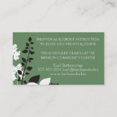 Kochen der Topfkraut-Kochs-Catering-Geschäftskarte Visitenkarte (Rückseite)