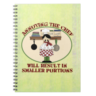 Kochen des Koch Notizblock
