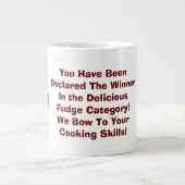 Kochen des Miezekatze-Siegers Jumbo-Tasse (Vorderseite)