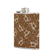 Kochen des Musters mit Kochshut Flachmann (Links)