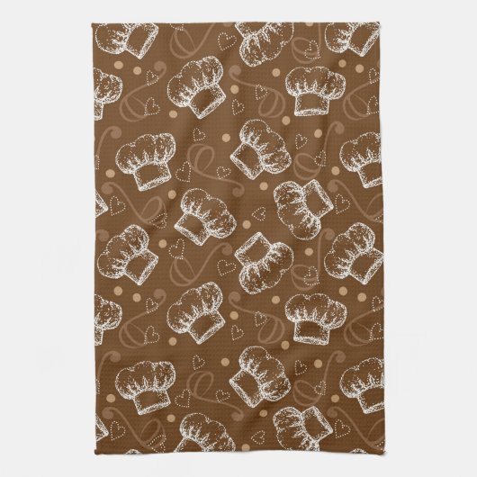 Kochen des Musters mit Kochshut Handtuch (Vertikal)