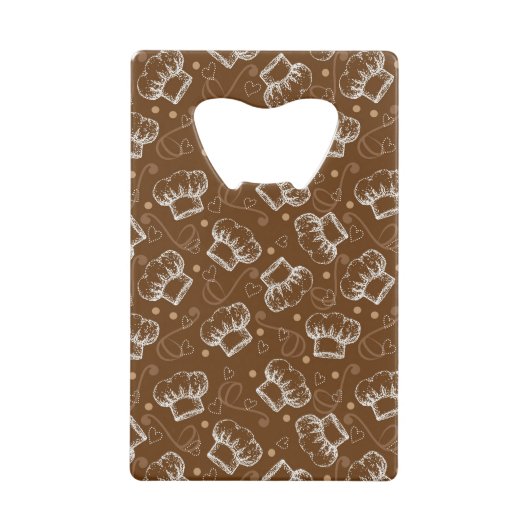 Kochen des Musters mit Kochshut Kreditkartenflaschenöffner (Vorderseite)