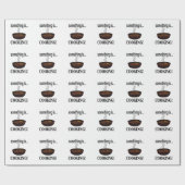 Kochen Etwas ist Kochen Geschenkpapier (Flach)