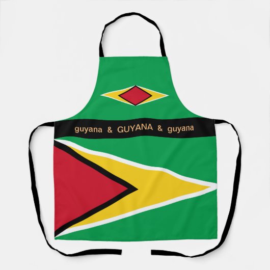 Kochen Guyana und Guyana Flag Köche Küche Schürze (Vorderseite)