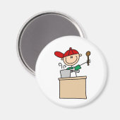 Kochen in der Küchenmagnet Magnet (Vorderseite/Rückseite)