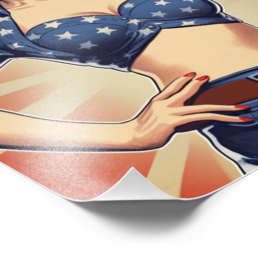 Kochen in ihrer Küche Fotodruck (Ecke)