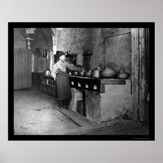 Kochen in Jerusalem, Palästina 1888 Poster (Vorne)