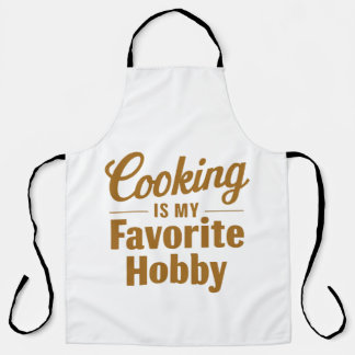 Kochen ist mein Lieblingshobby - kulinarische Leid Schürze