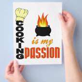 Kochen ist mein Passion-Flyer Flyer (Hand)