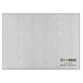 Kochen ist meine Art Meditation - Funny Kitchen Schneidebrett