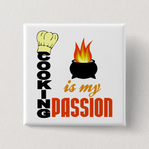 Kochen ist meine Leidenschaft Button