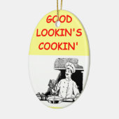 KOCHEN KERAMIKORNAMENT (Links)