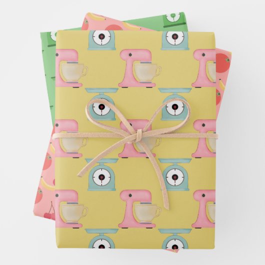 Kochen Küchenwaschpapier 1 Geschenkpapier Set (Beispiel)