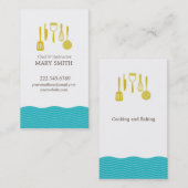 Kochen/kulinarische Visitenkarte 1 (Vorne/Hinten)