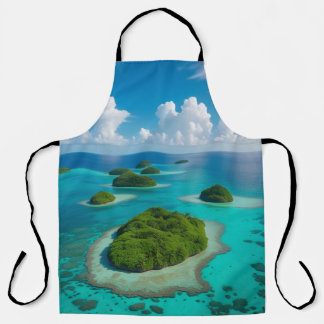 "Kochen mit Aussicht – Ozean-Flucht-Design" Schürze