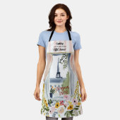 Kochen mit Blick auf den Eiffelturm Schürze (Getragen)