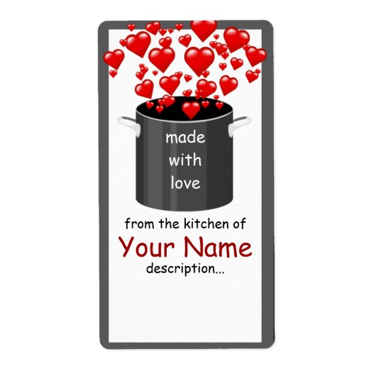 Kochen mit dem Kochetikett Liebe (Vorne)