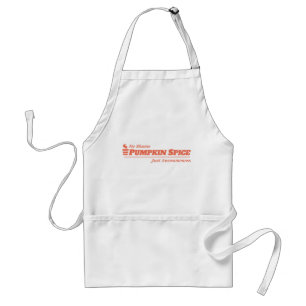 Kochen mit dem Pumpkinspülung-Slogan Fun Fall Logo Schürze