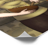 Kochen mit Dinosauriern Poster (Ecke)