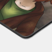 Kochen mit Dinosauriern Schreibtischunterlage (Ecke)