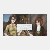 Kochen mit Dinosauriern Schreibtischunterlage (Tastatur & Maus)