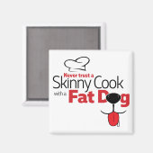 Kochen mit Fat Dog - Magnet (Vorderseite/Rückseite)