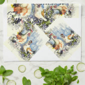 Kochen mit Huhn Geschirrtuch (Gefaltet)