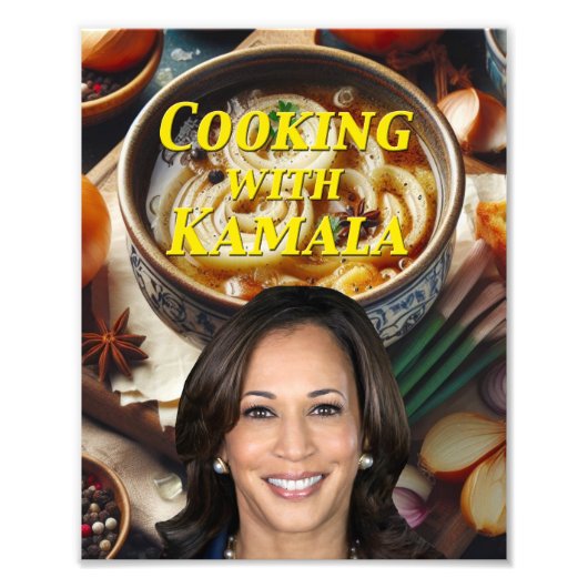Kochen mit Kamala Fotodruck (Vorne)