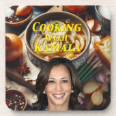 Kochen mit Kamala Getränkeuntersetzer (Vorderseite)