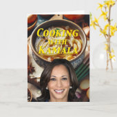 Kochen mit Kamala Karte (Gelbe Blume)